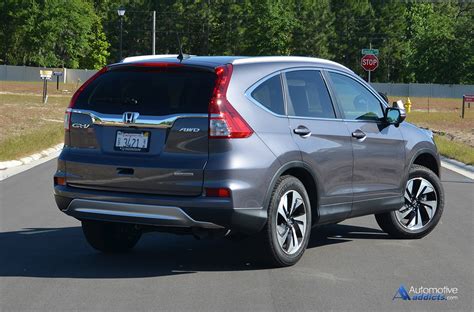 2015 CRV Touring takes gas at 17L/100km .